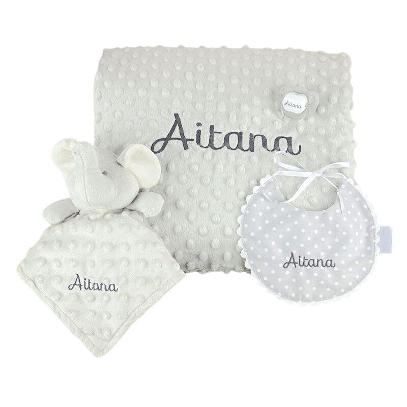 Caja Regalo Elefante Personalizada personalizado - regalo bebé | Mi Luna Lunera