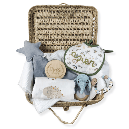 Canastilla Dulces Sueños personalizado - regalo bebé | Mi Luna Lunera