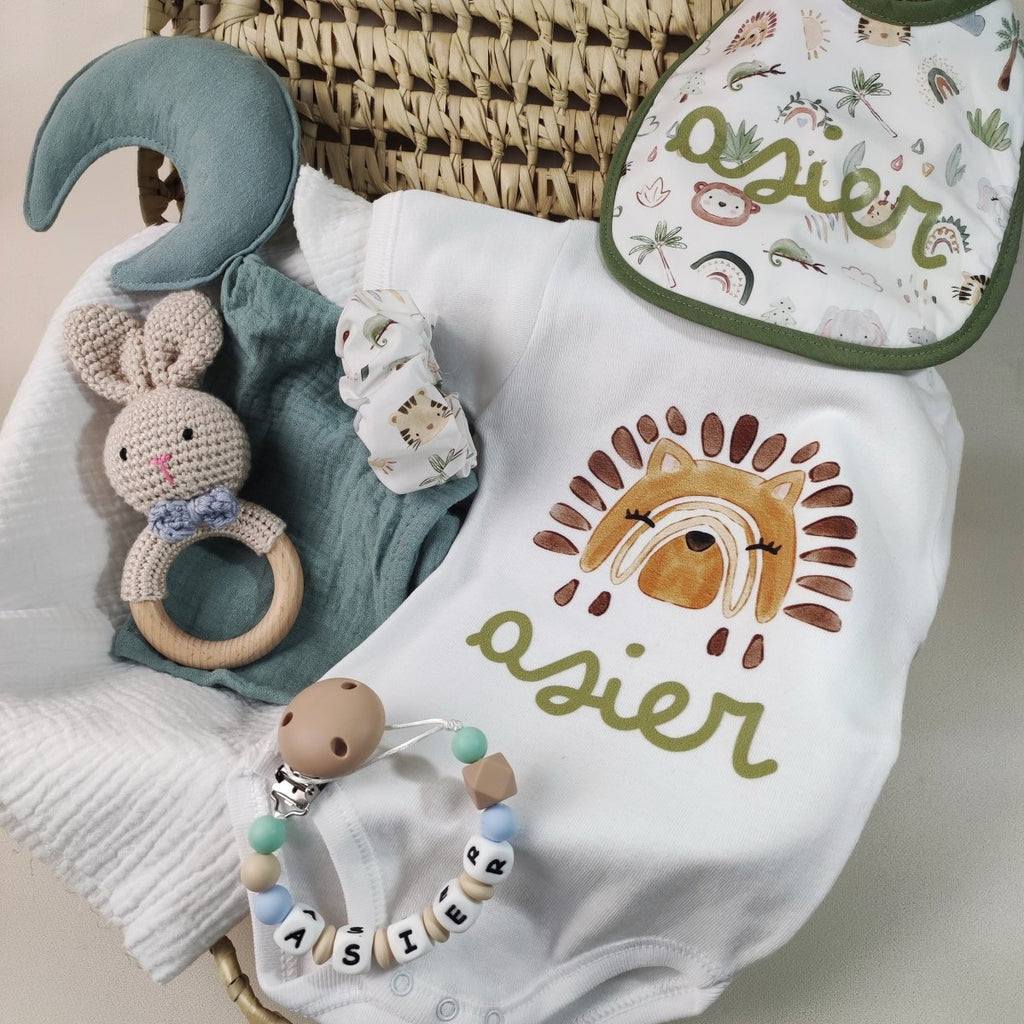Canastilla Superguay personalizado - regalo bebé | Mi Luna Lunera