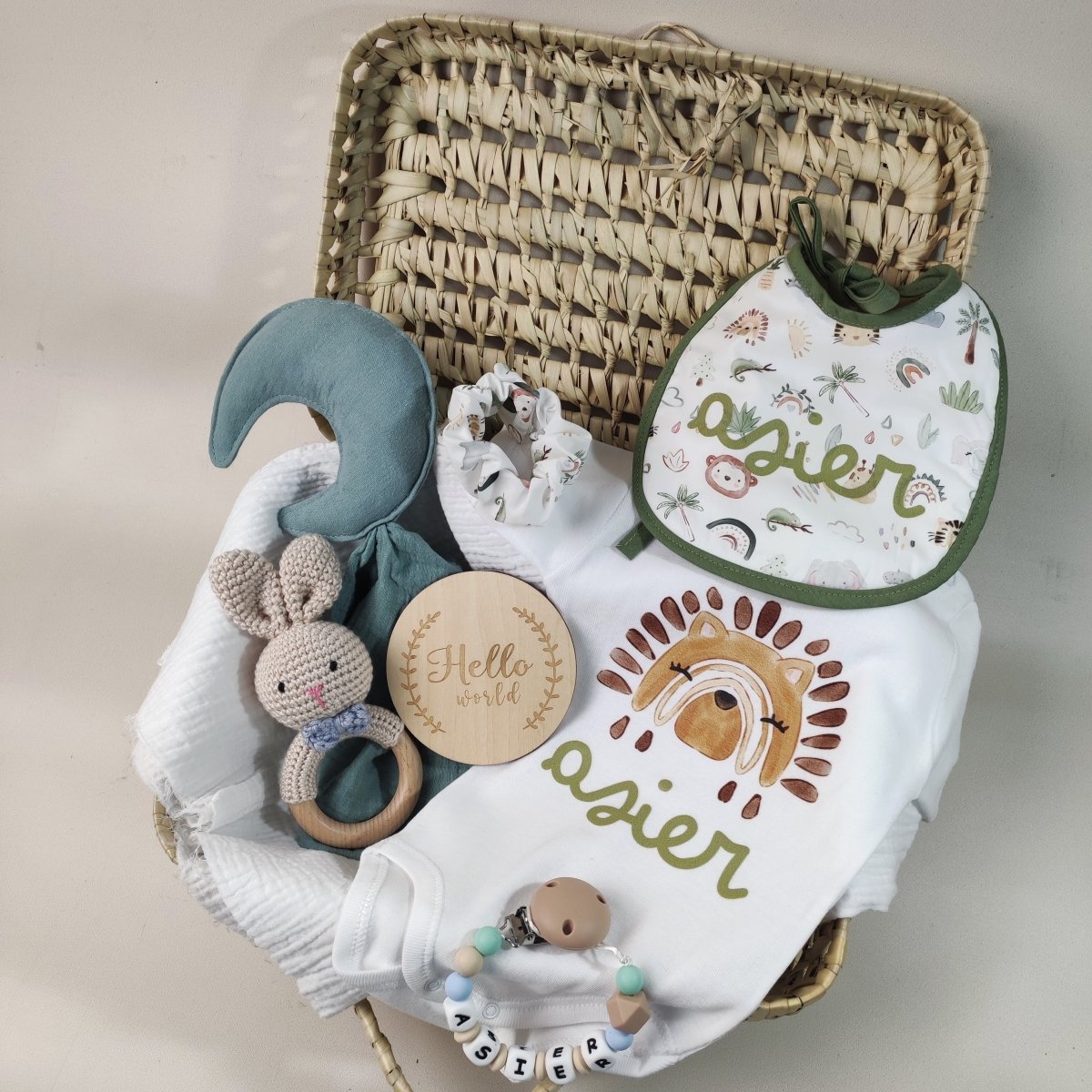 Canastilla Superguay personalizado - regalo bebé | Mi Luna Lunera