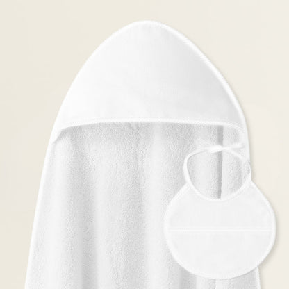 Capa Baño Blanca + Babero Personalizados - Mi Luna Lunera personalizado - regalo bebé | Mi Luna Lunera