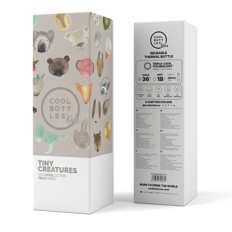 Botella térmica acero Tiny Creatures 260ml