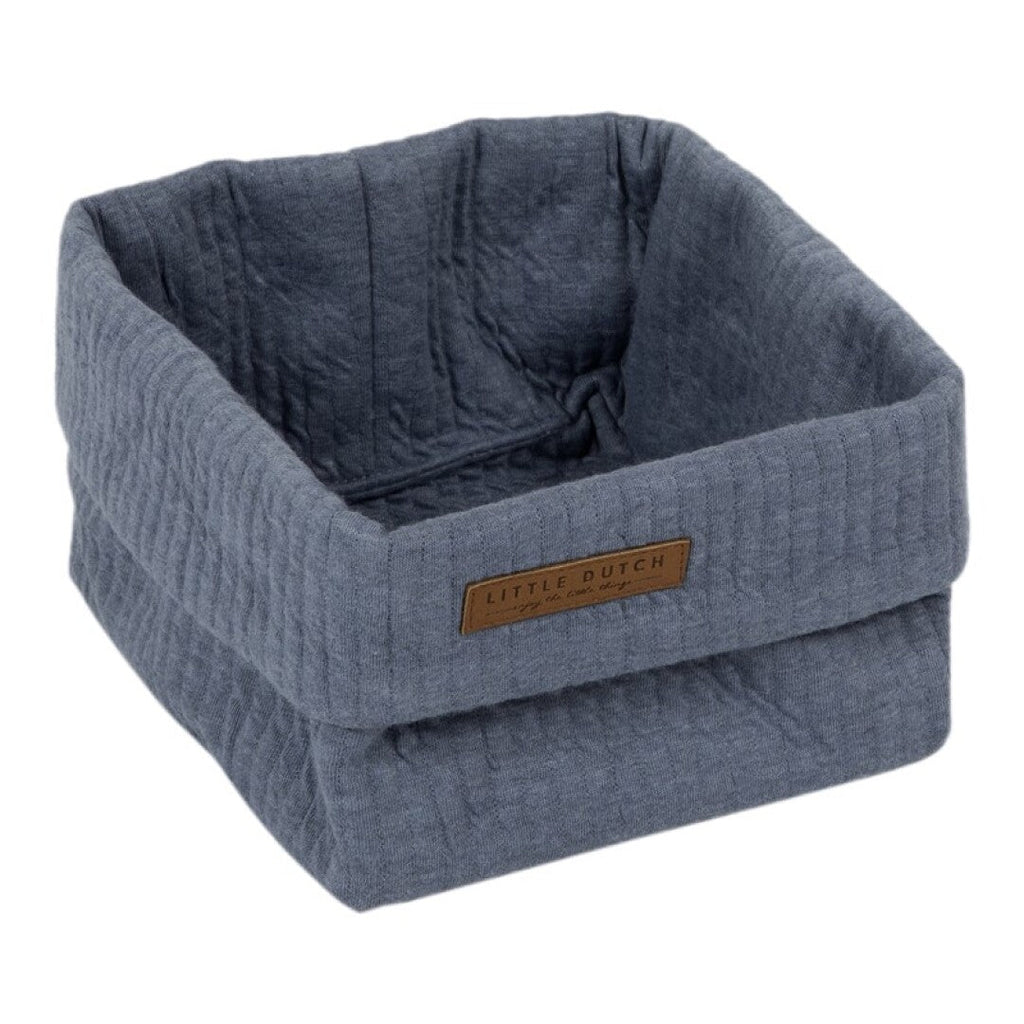 Cesta Pequeña Azul personalizado - regalo bebé | Mi Luna Lunera