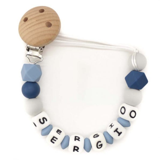 Chupetero Personalizado (Más Colores) personalizado - regalo bebé | Mi Luna Lunera