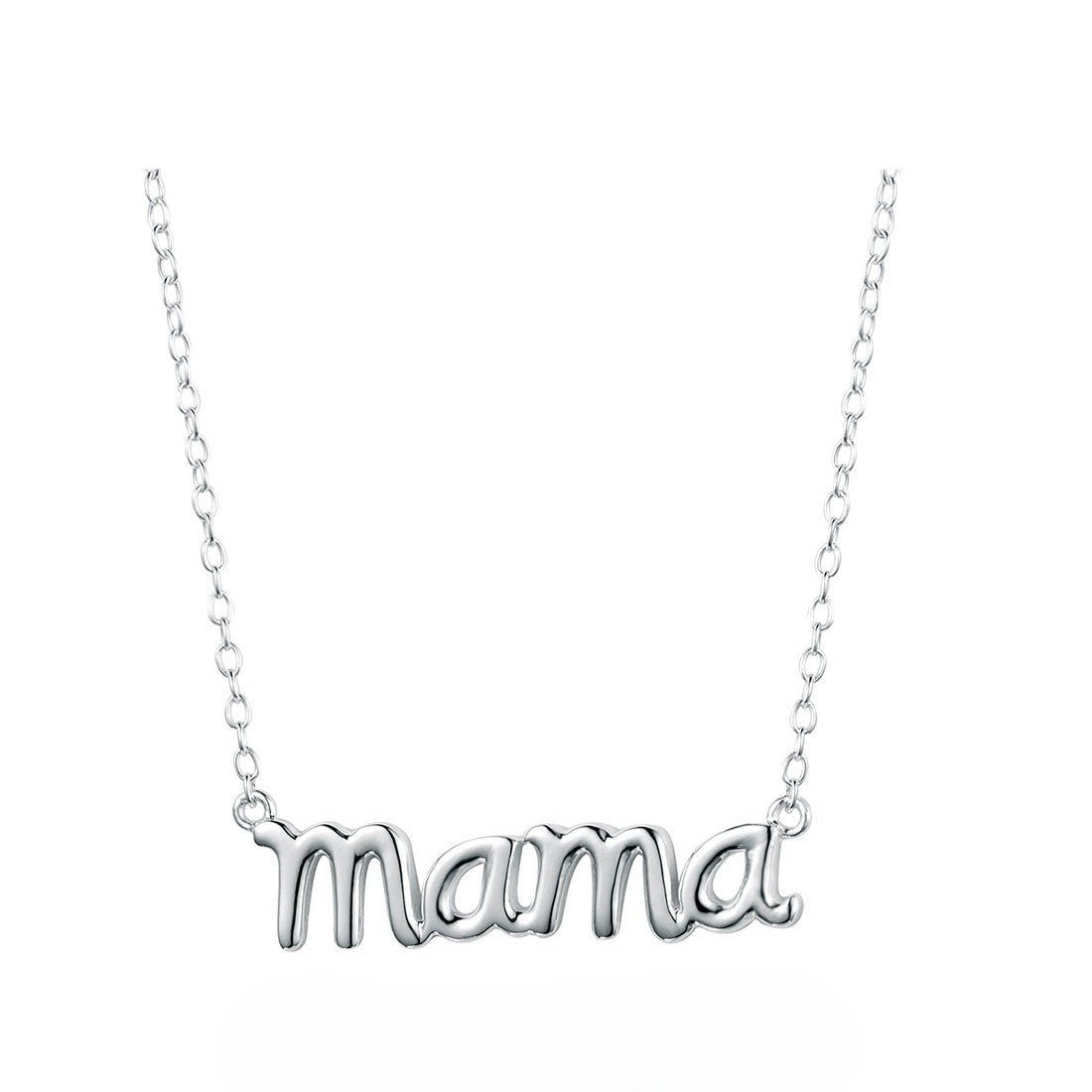 Collar Mamá Plata de Ley 925 personalizado - regalo bebé | Mi Luna Lunera