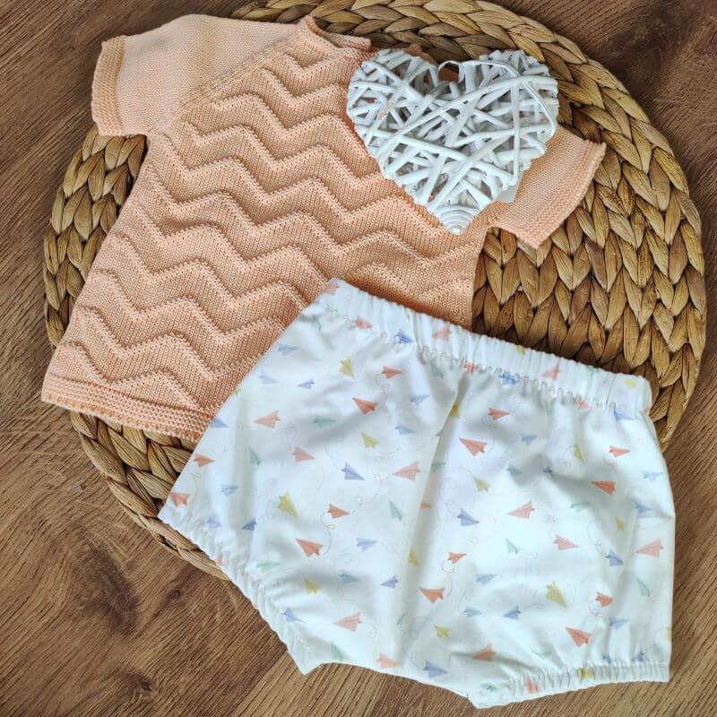 Conjunto Niño Níspero personalizado - regalo bebé | Mi Luna Lunera