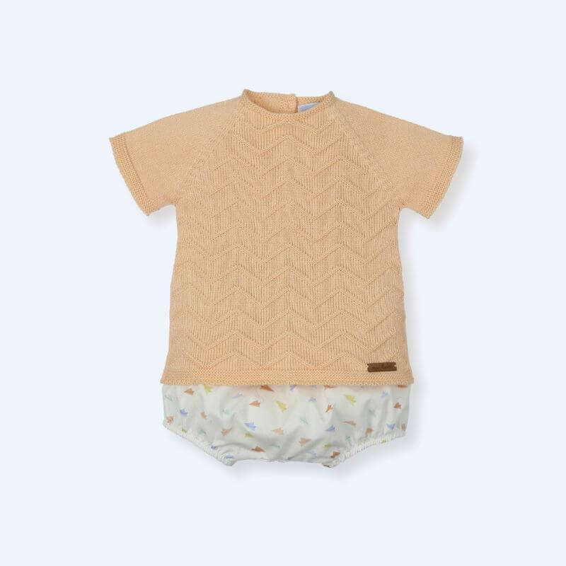 Conjunto Niño Níspero personalizado - regalo bebé | Mi Luna Lunera