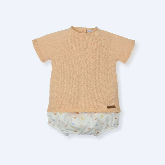 Conjunto Niño Níspero personalizado - regalo bebé | Mi Luna Lunera
