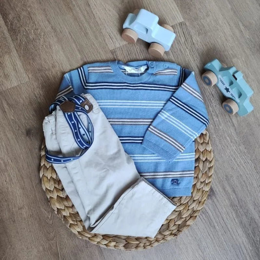 Conjunto Pantalón Tirantes y Jersey personalizado - regalo bebé | Mi Luna Lunera