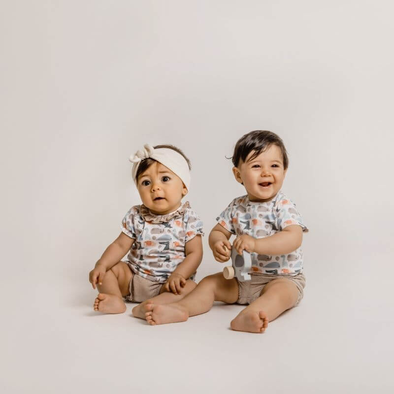 Conjunto Pololo Hiblea Niña personalizado - regalo bebé | Mi Luna Lunera