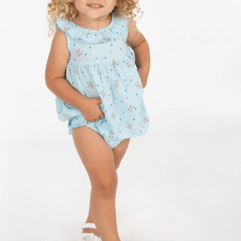 Conjunto Topos Niña personalizado - regalo bebé | Mi Luna Lunera