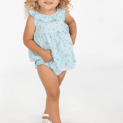Conjunto Topos Niña personalizado - regalo bebé | Mi Luna Lunera