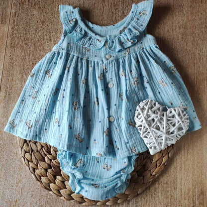 Conjunto Topos Niña personalizado - regalo bebé | Mi Luna Lunera