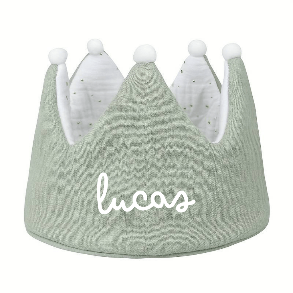 Corona Cumpleaños Lisa Personalizada (Más Colores) personalizado - regalo bebé | Mi Luna Lunera
