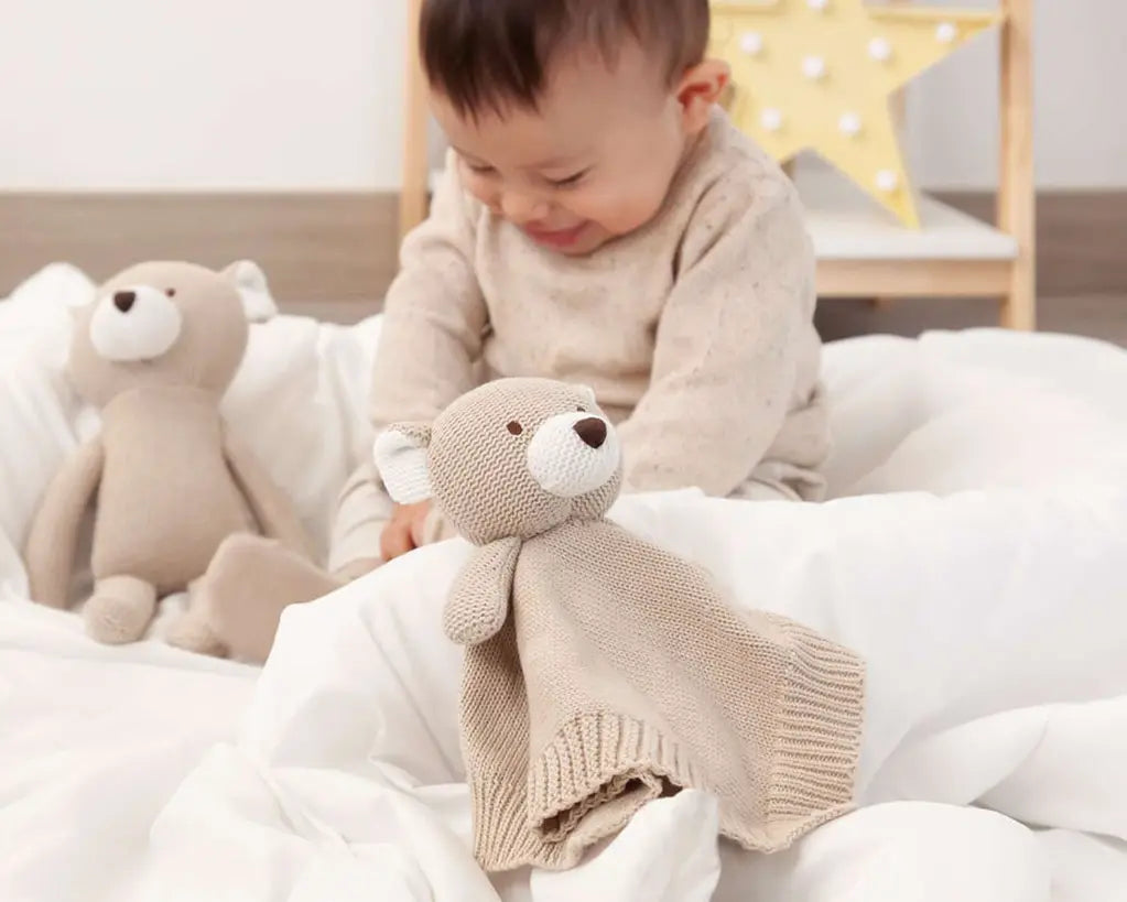 Doudou Oso Beige Punto Personalizable