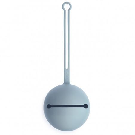 Funda Chupete Mushie Solid Powder Blue personalizado - regalo bebé | Mi Luna Lunera
