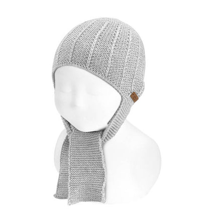 gorro-bufanda-lana-merino-fantasia-aluminio