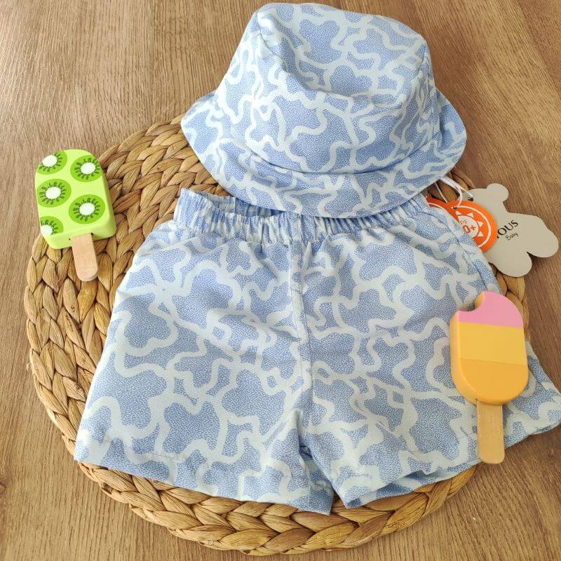 Gorro Kaos Tous Azul Niño personalizado - regalo bebé | Mi Luna Lunera