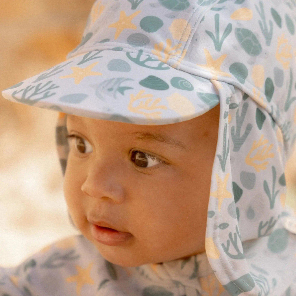 Gorro Protección Conchas - Little Dutch personalizado - regalo bebé | Mi Luna Lunera