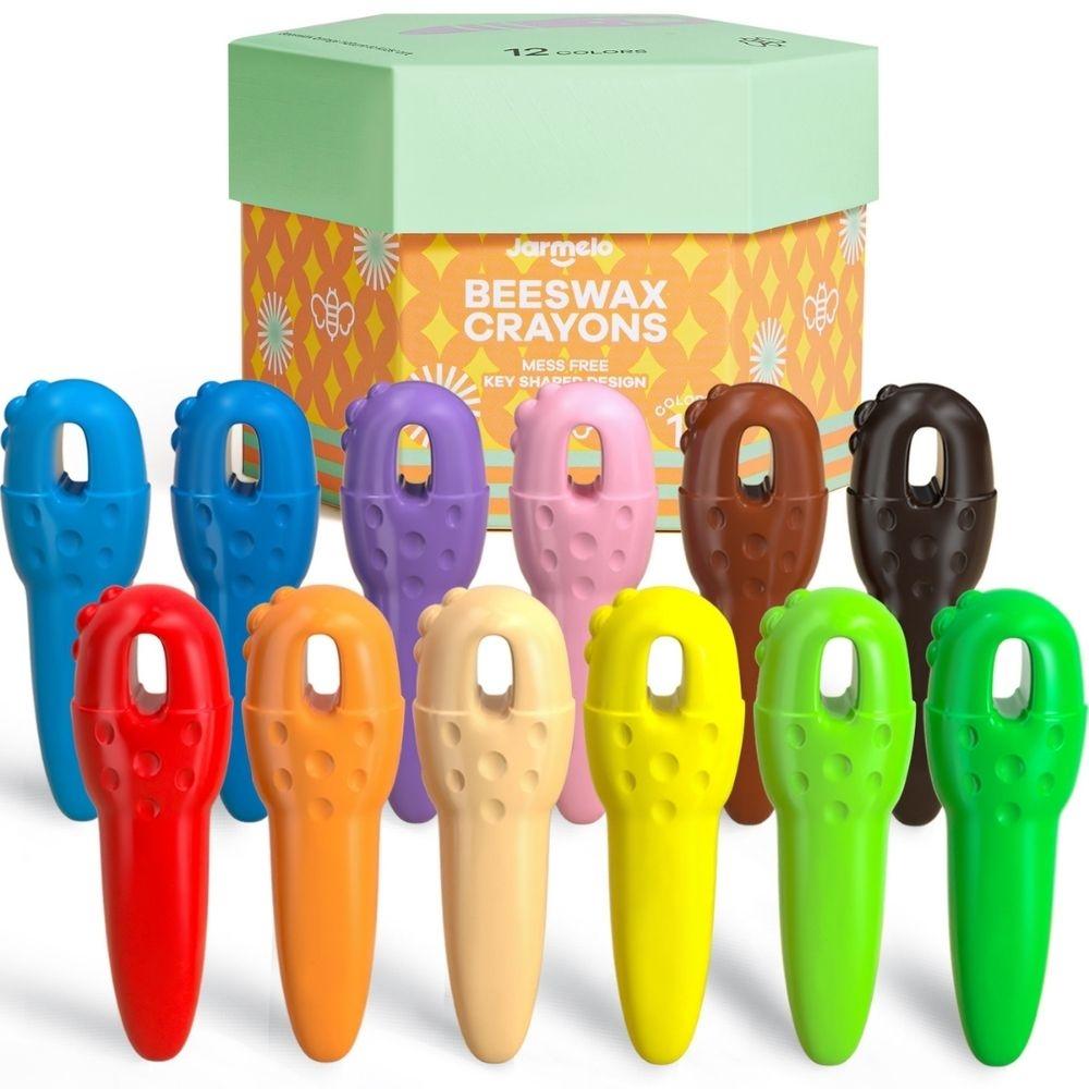 Caja 12 Crayones KEY - Cera de abeja - Jarmelo