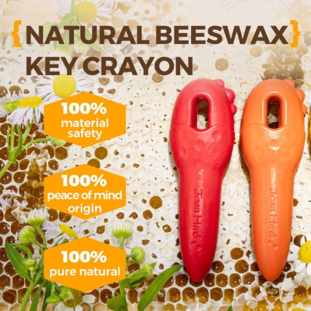 Caja 12 Crayones KEY - Cera de abeja - Jarmelo