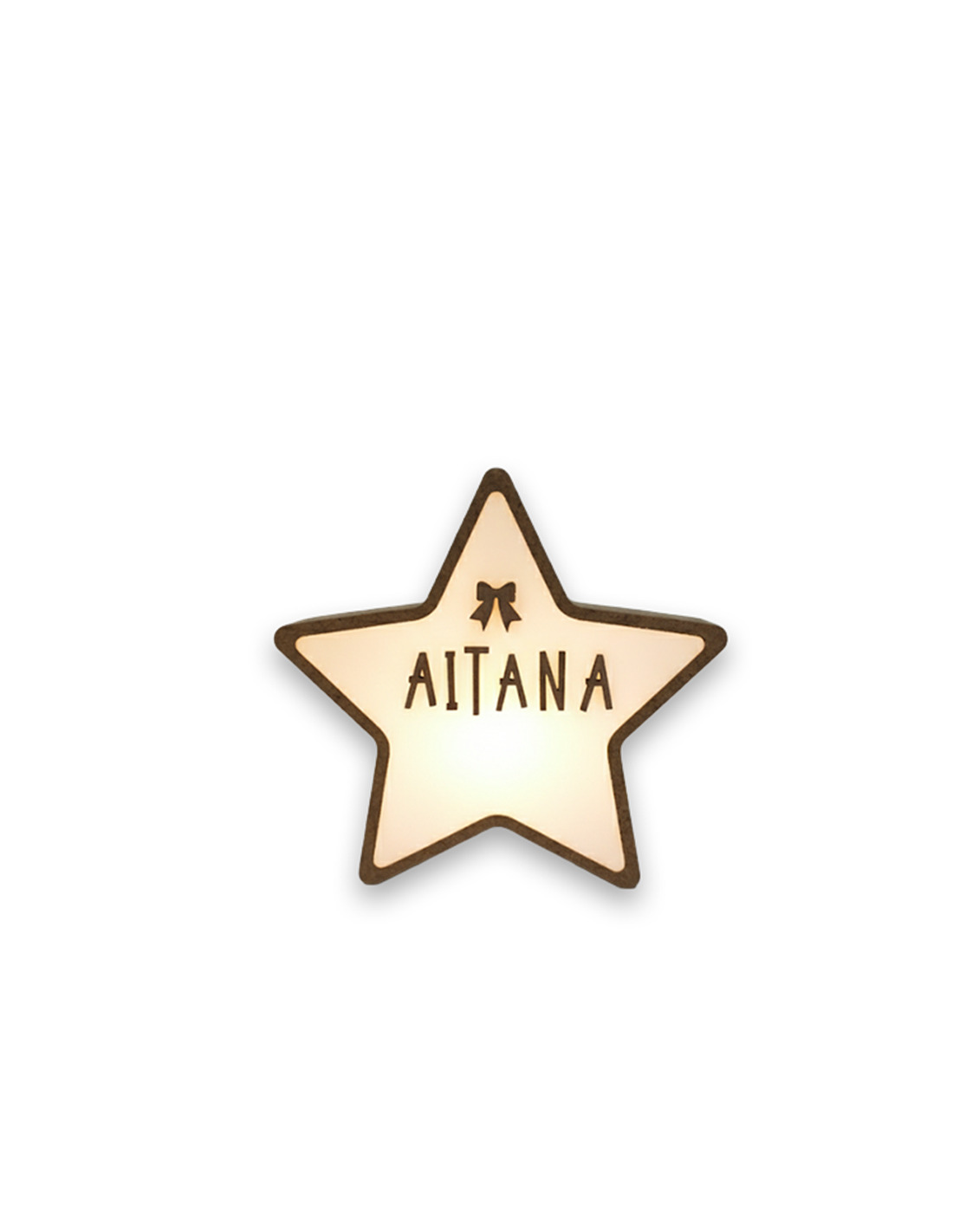 Lámpara Mini Estrella Personalizada