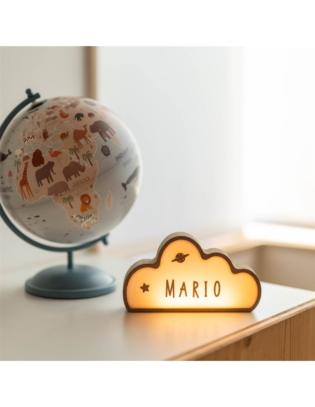 Lámpara Mini Nube Personalizada