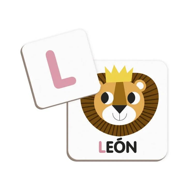 Magnéti'Book Alfabeto en Español personalizado - regalo bebé | Mi Luna Lunera