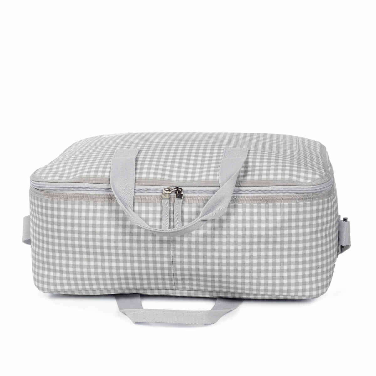 Maleta I Love Vichy Gris personalizado - regalo bebé | Mi Luna Lunera