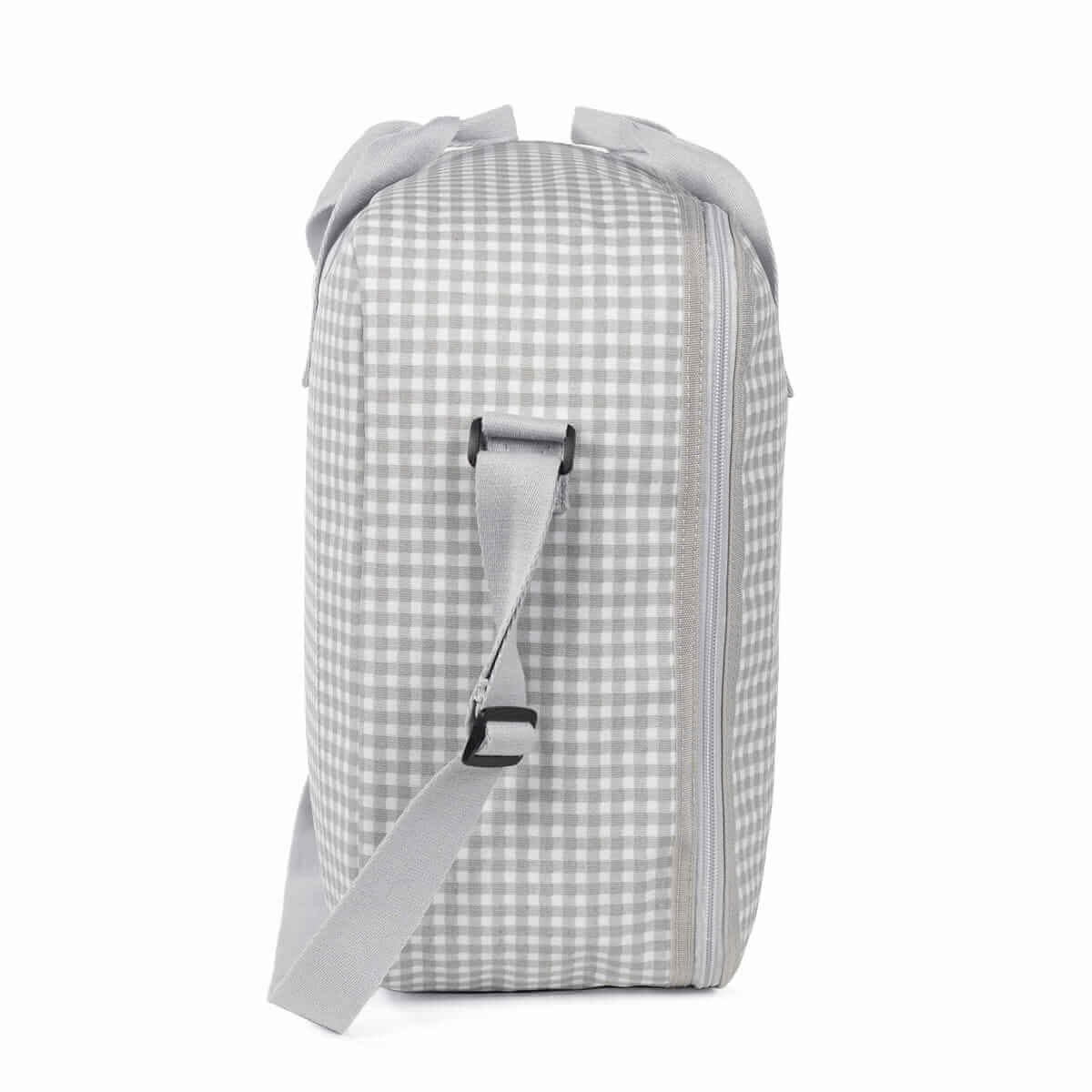 Maleta I Love Vichy Gris personalizado - regalo bebé | Mi Luna Lunera