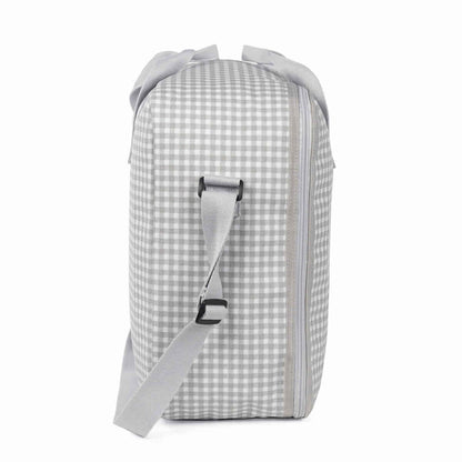 Maleta I Love Vichy Gris personalizado - regalo bebé | Mi Luna Lunera