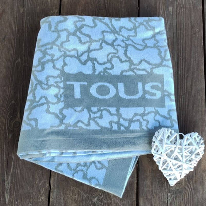 Manta Tous Azul personalizado - regalo bebé | Mi Luna Lunera