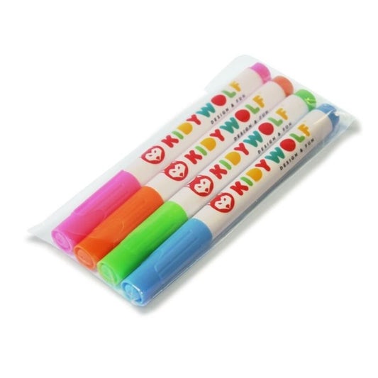 Marcadores KIDYMARKER FLUOR personalizado - regalo bebé | Mi Luna Lunera