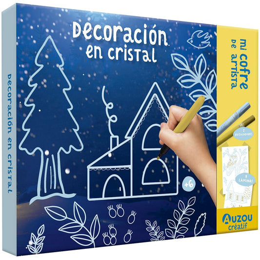 Mi Cofre de Artista: Decoración en Cristal personalizado - regalo bebé | Mi Luna Lunera