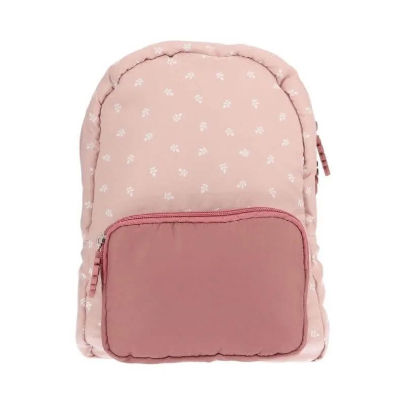 Mochila Infantil Acolchada Leaves Pink personalizado - regalo bebé | Mi Luna Lunera