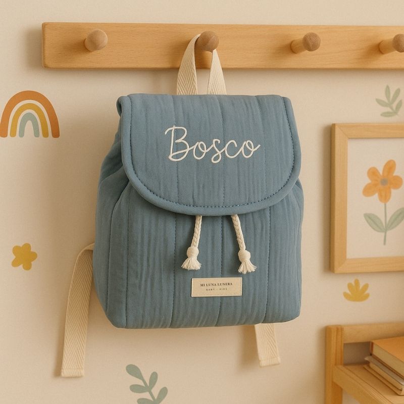 Mochila Milo Personalizada (Más colores) personalizado - regalo bebé | Mi Luna Lunera