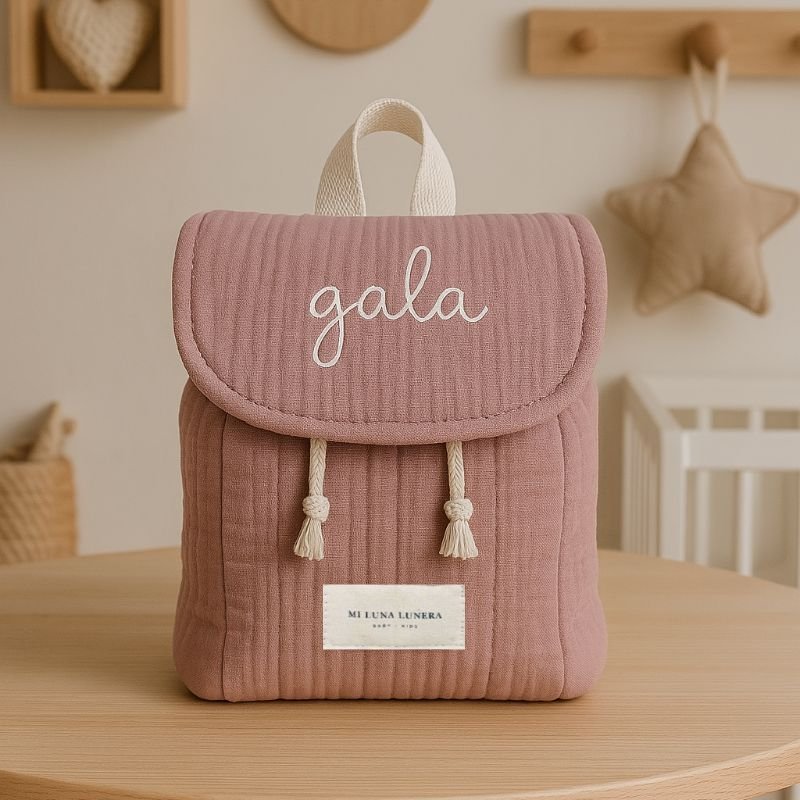 Mochila Milo Personalizada (Más colores) personalizado - regalo bebé | Mi Luna Lunera