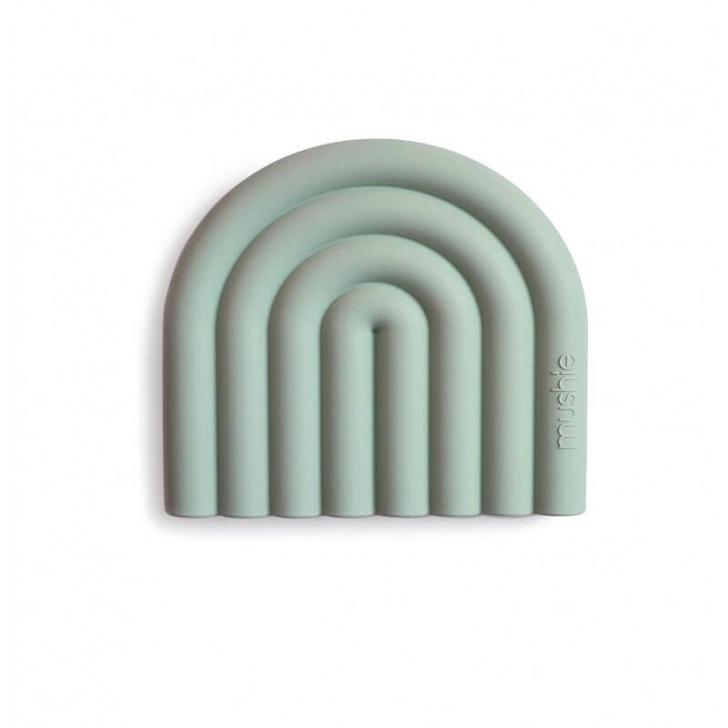 Mordedor Silicona Rainbow Blue personalizado - regalo bebé | Mi Luna Lunera