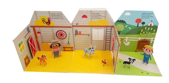 Despliega y juega Granja - Cuento Infantil