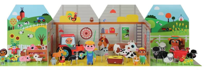 Despliega y juega Granja - Cuento Infantil
