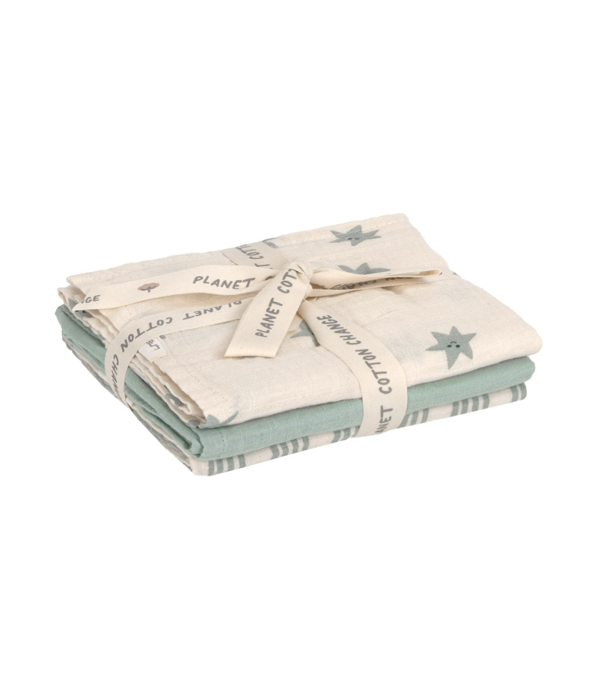 Pack 3 muselinas 60x60 Green