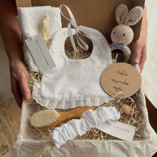 Pack Canastilla Bebé Personalizada Gala | Mi Luna Lunera personalizado - regalo bebé | Mi Luna Lunera