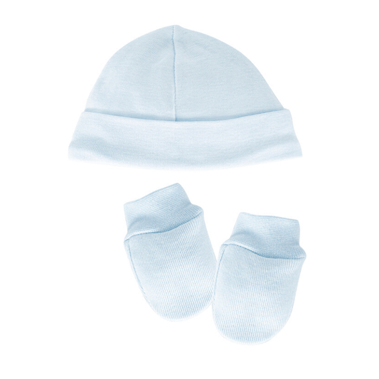 Pack Gorrito y Manoplas Personalizado (3 colores) personalizado - regalo bebé | Mi Luna Lunera