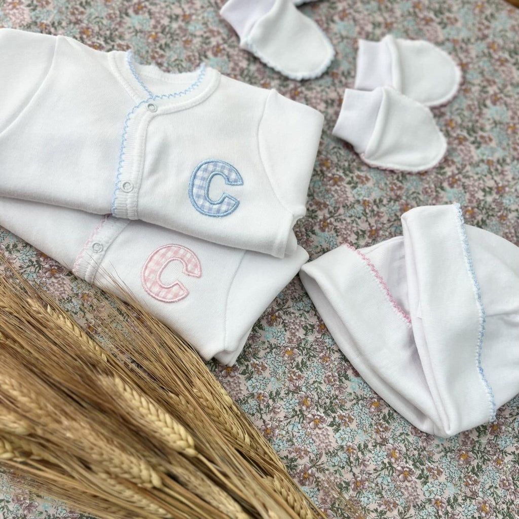 Pack Pijama, Gorro y Manoplas Personalizado personalizado - regalo bebé | Mi Luna Lunera