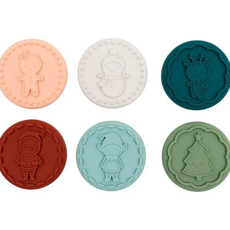 Pack Sellos Silicona Galletas Christmas personalizado - regalo bebé | Mi Luna Lunera
