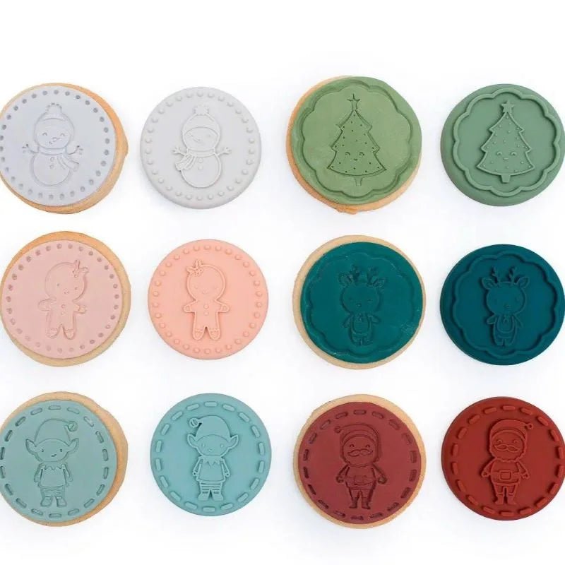 Pack Sellos Silicona Galletas Christmas personalizado - regalo bebé | Mi Luna Lunera