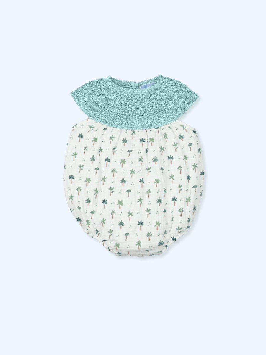 Pelele Punto Palmeras personalizado - regalo bebé | Mi Luna Lunera