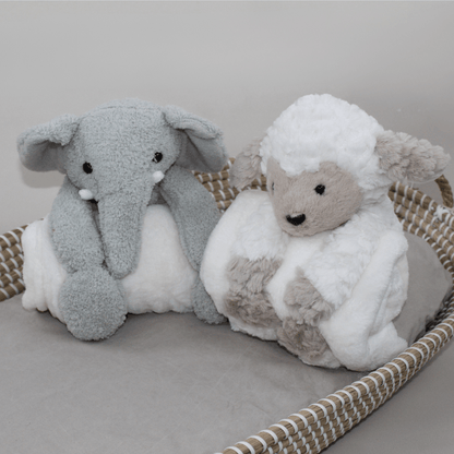 Peluche Elefante + Manta Personalizable personalizado - regalo bebé | Mi Luna Lunera