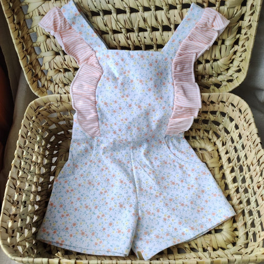 Peto Flores Niña personalizado - regalo bebé | Mi Luna Lunera