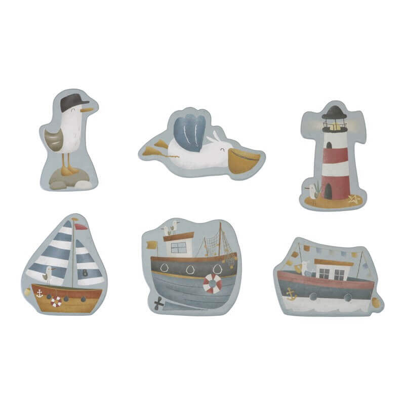 Puzzle 6 en 1 Sailor Bay personalizado - regalo bebé | Mi Luna Lunera